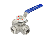 3 Way T-Port ball valve