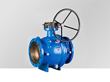 Flange connection ball valve