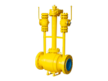 Fully welded ball valve