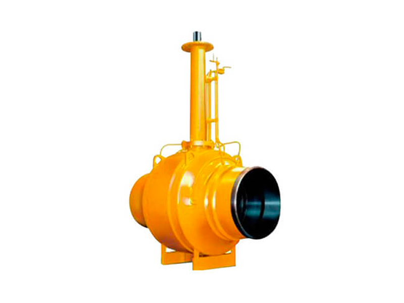 Fully welded ball valve