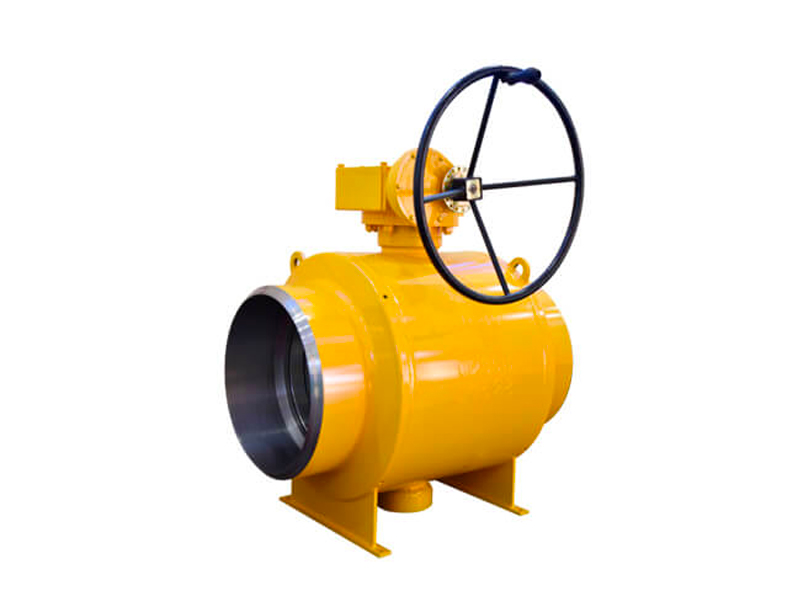 Fully welded ball valve