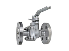 High platform flange ball valve