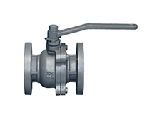 PTFE seat flanged ball valve