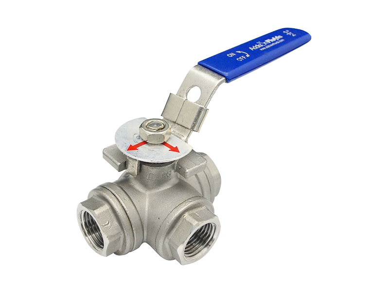 Full Bore 3 way ball valve L-Port