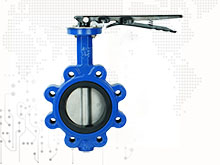 Lug type manual wafer butterfly valve without pin
