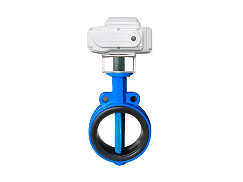 Electric soft sealing wafer butterfly valve