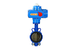 Electric soft seal butterfly valve