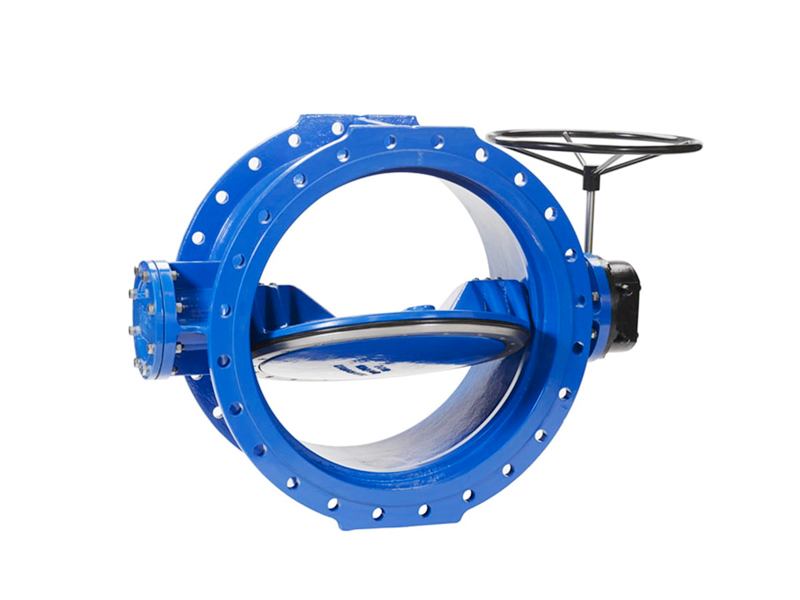 Three eccentric flange butterfly valve