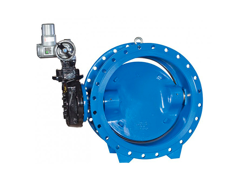 Three eccentric flange butterfly valve