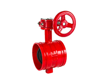 Grooved end butterfly valve 