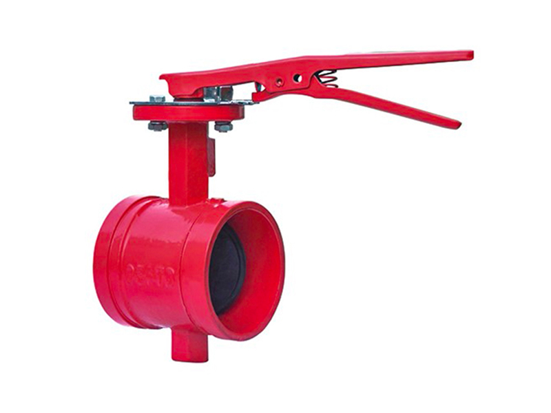 Grooved end butterfly valve 