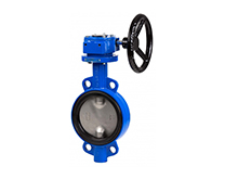 One stem no-pin wafer butterfly valve