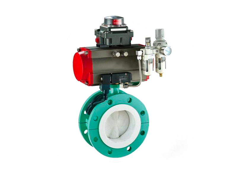 Pneumatic Flanged Butterfly Valve