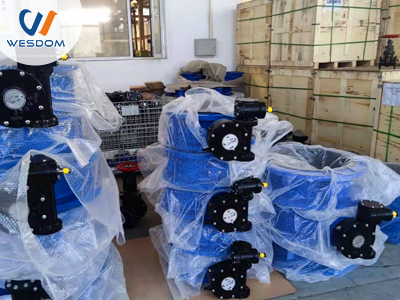 The flange butterfly valve is ready to be sent to Indonesia