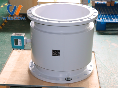 The electromagnetic flowmeter is ready to be sent to Sri Lanka