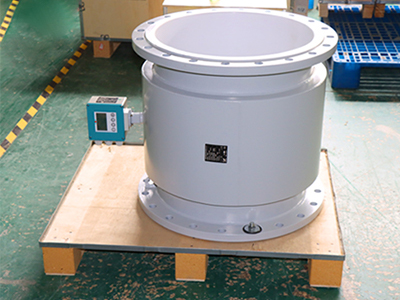The electromagnetic flowmeter is ready to be sent to Sri Lanka