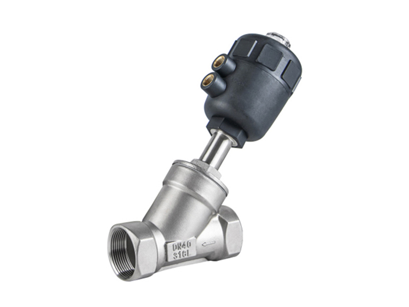 Pneumatic Angle Seat Valve Control valve