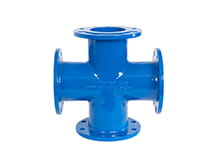 Flange cross