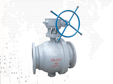 Flange connection ball valve
