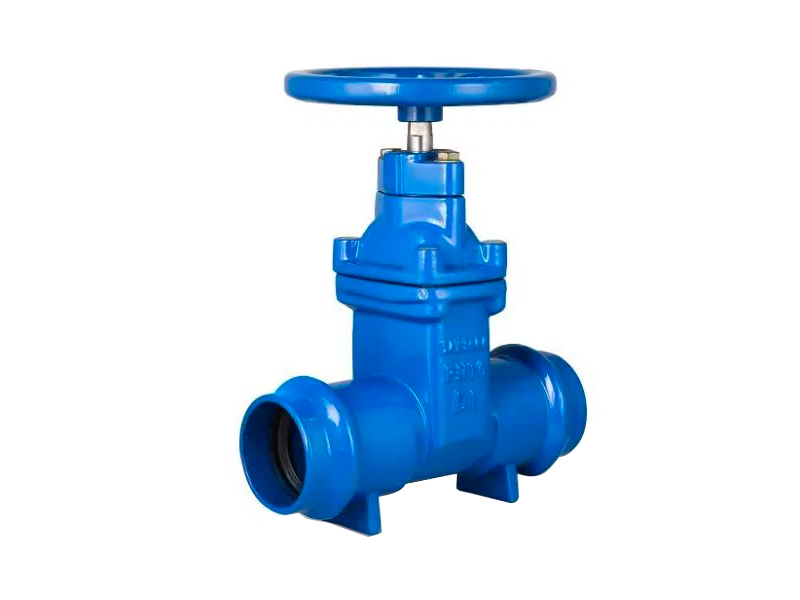 Socket connection soft seal gate valve