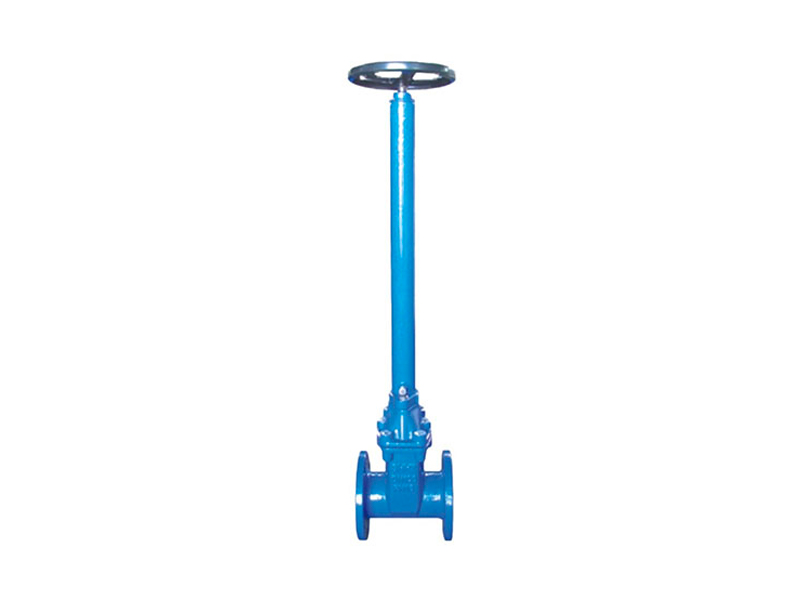 Extension stem gate valve