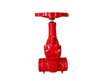 UL/FM fire protection groove ends gate valve