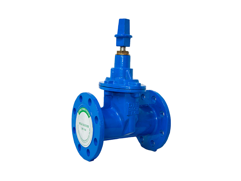 Underground cap soft seal gate valve