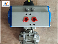 How do you install a pneumatic ball valve?