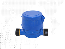 Single flow rotor dry water meter