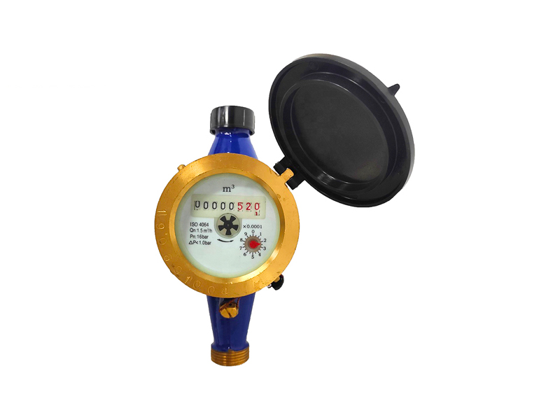 More flow rotor dry water meter