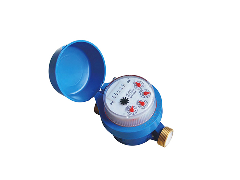 Single flow rotor dry water meter