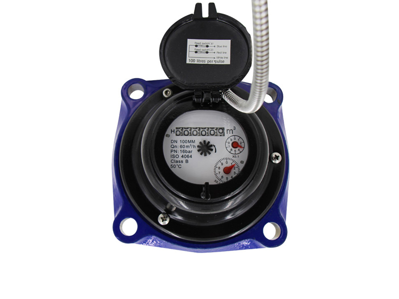 spiral vane flange water meter